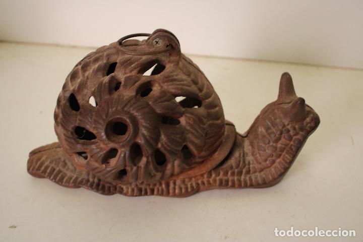 Vintage: caracol farol de hierro - Foto 1