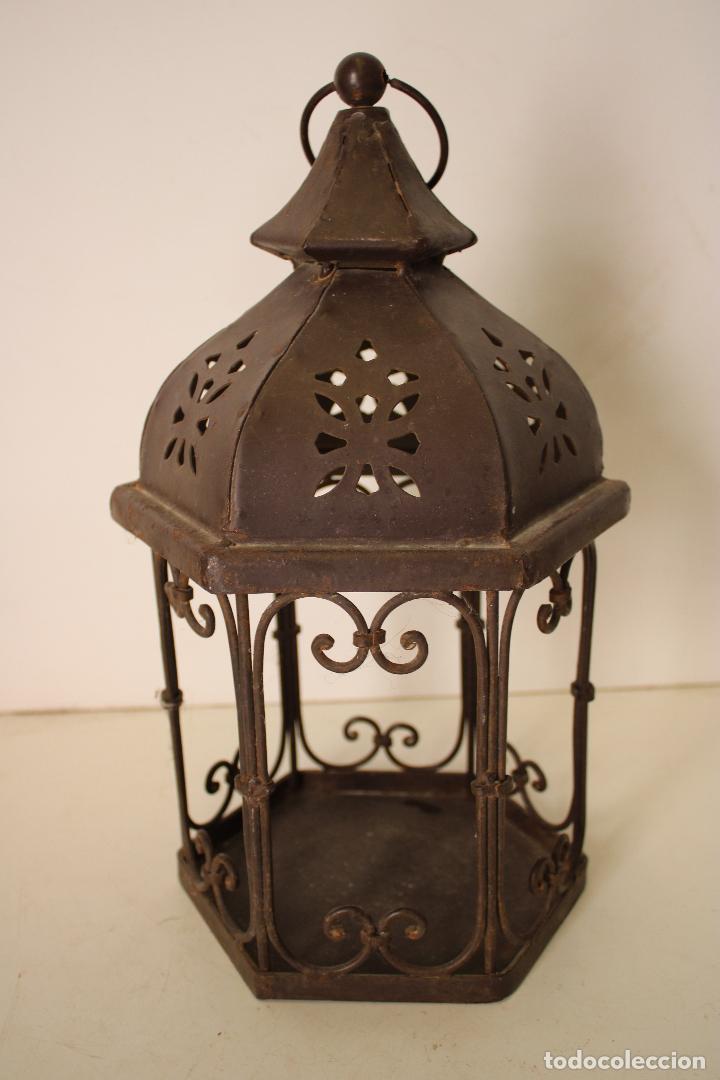 Vintage: farol de metal - Foto 1