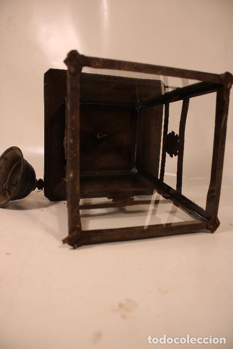 Vintage: antiguo farol de forja - Foto 2