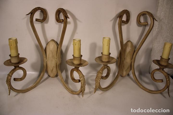 Vintage: 2 apliques de metal - Foto 2