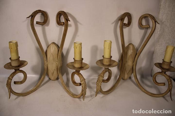 Vintage: 2 apliques de metal - Foto 3