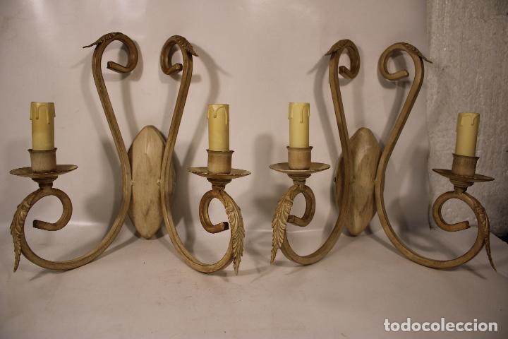 Vintage: 2 apliques de metal - Foto 4