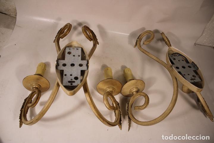Vintage: 2 apliques de metal - Foto 5