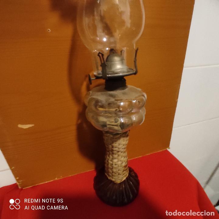 Vintage: quinque de cristal y tulipa - Foto 2