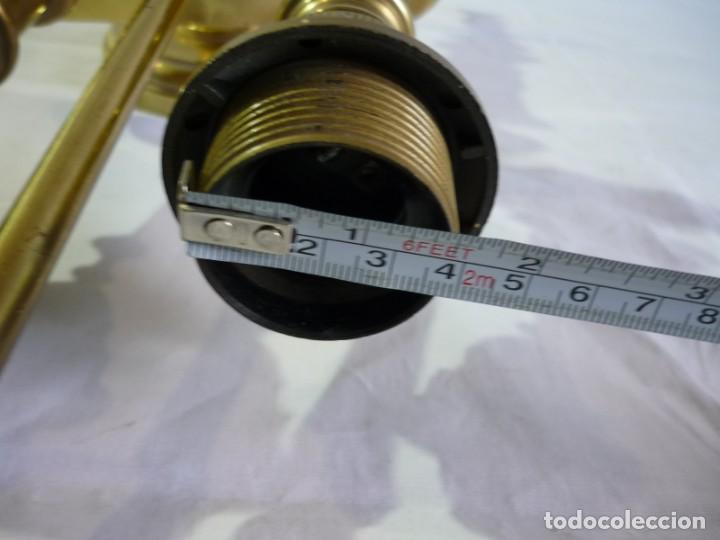 Vintage: Aplique de pared en bronce para dos bombillas - Foto 17