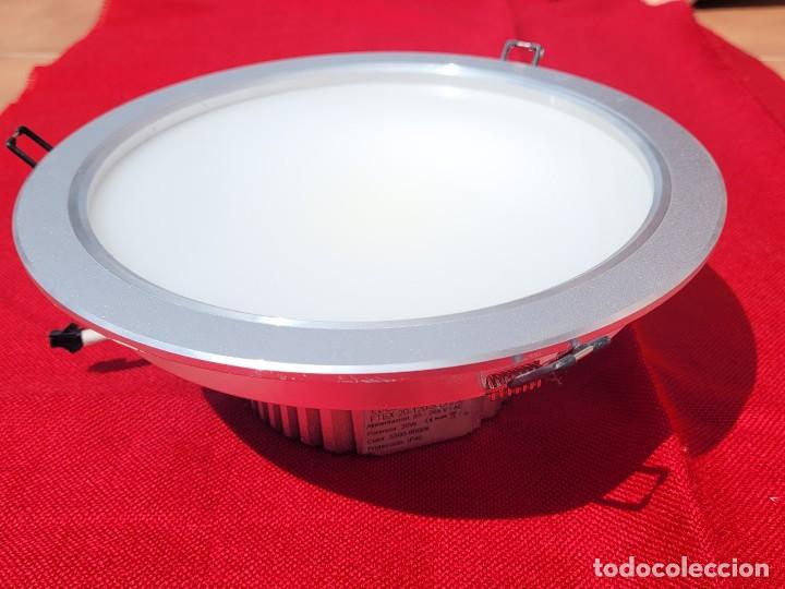 Vintage: Plaf&oacute;n de aluminio, redondo, con LED,23cm - Foto 1