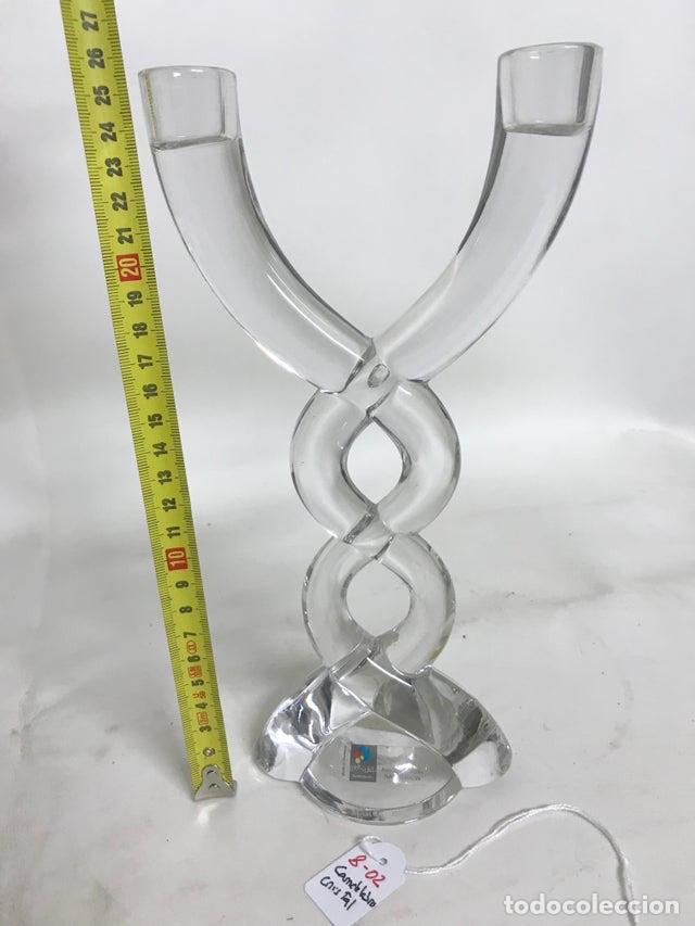 Vintage: Candelabro cristal 2 brazos - Foto 2