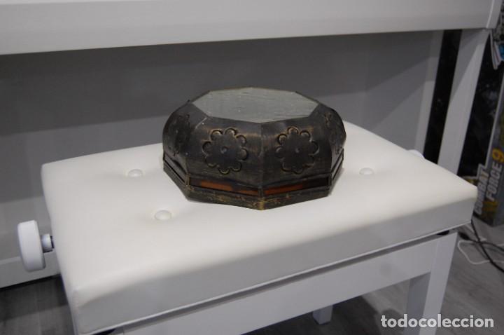 Vintage: PLAFON RUSTICO CON CRISTAL VICELADO - Foto 2