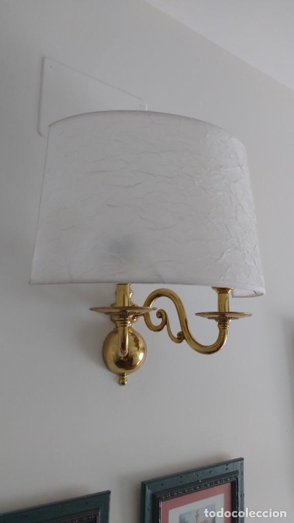 Vintage: Aplique de luz en laton - Foto 1