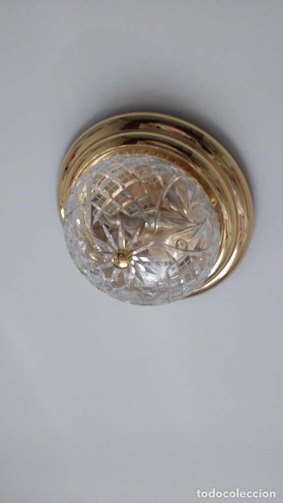 Vintage: Aplique de luz en laton - Foto 4