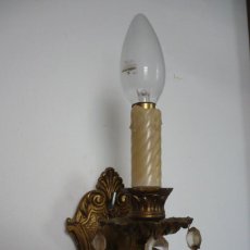 Vintage: LAMPARA DE PARED. Lote 334857458