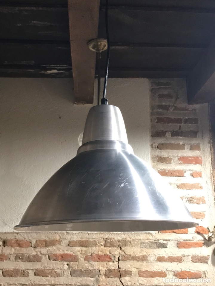 Vintage: L&aacute;mpara de techo estilo industrial en aluminio - Foto 8