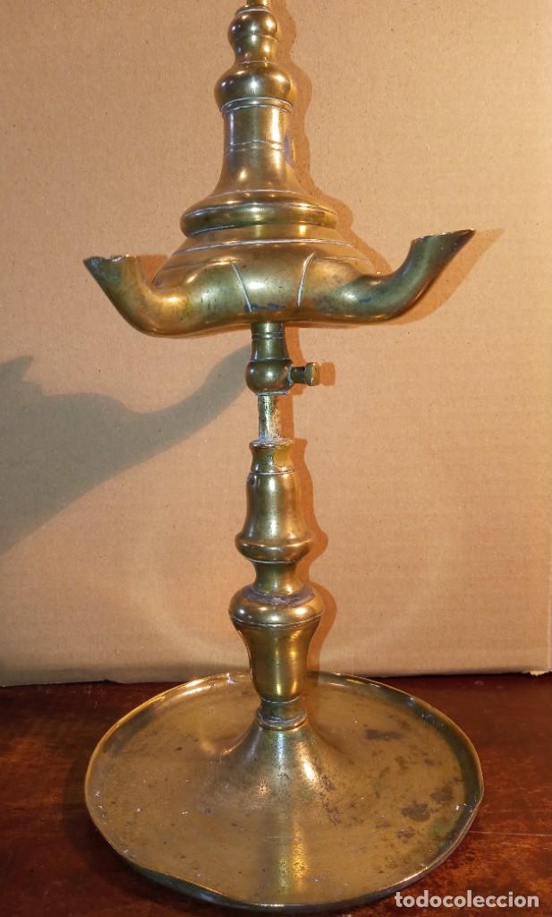 Vintage: LAMPARA DE ACEITE. - Foto 1