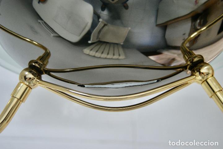 Vintage: lampara de techo oro, grafitoy cristal - Foto 8