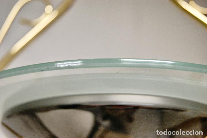 Vintage: lampara de techo oro, grafitoy cristal - Foto 11