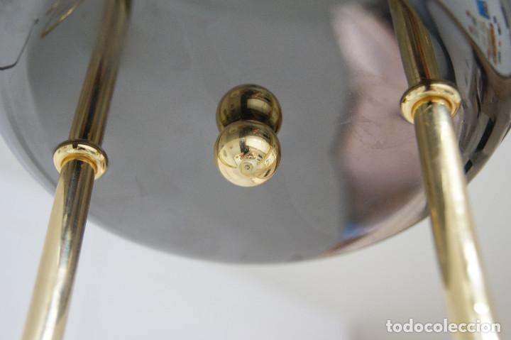 Vintage: lampara de techo oro, grafitoy cristal - Foto 16