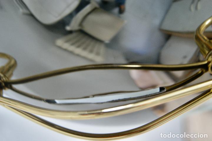 Vintage: lampara de techo oro, grafitoy cristal - Foto 17