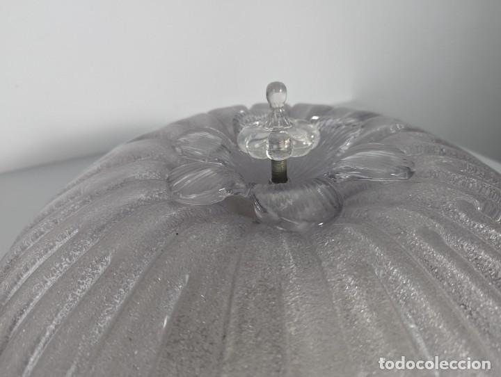 Vintage: L&aacute;mpara de techo en cristal de Murano texturizado - Foto 3