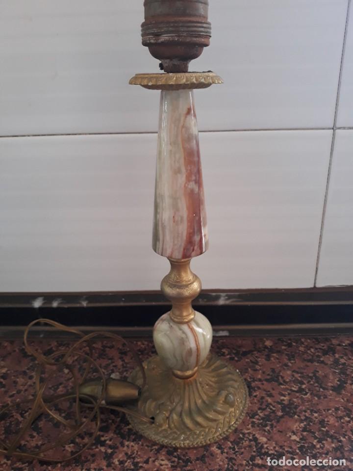 Vintage: L&aacute;mpara de m&aacute;rmol - Foto 2