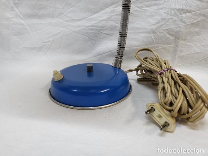 Vintage: LAMPARA DE MESA VINTAGE AZUL - Foto 2