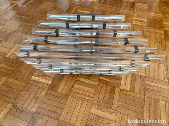 Vintage: Espectacular lampara de techo de cristal - Foto 3