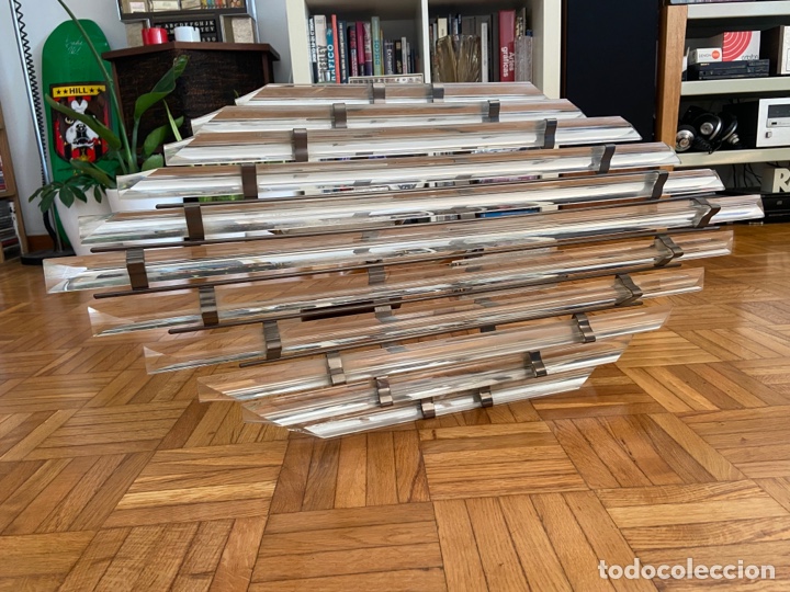 Vintage: Espectacular lampara de techo de cristal - Foto 7