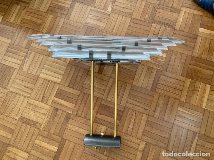 Vintage: Espectacular lampara de techo de cristal - Foto 9