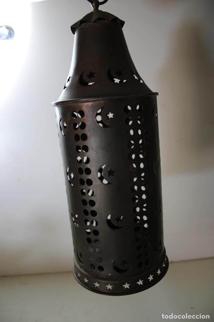 Vintage: farol de metal - Foto 5