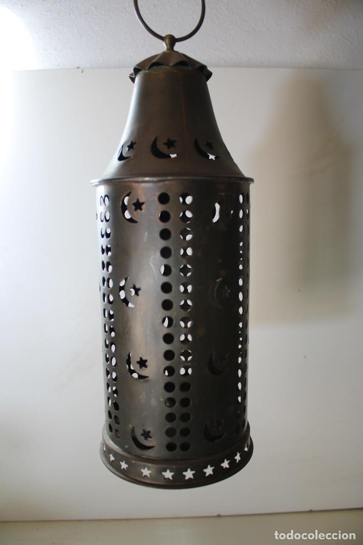 Vintage: farol de metal - Foto 1