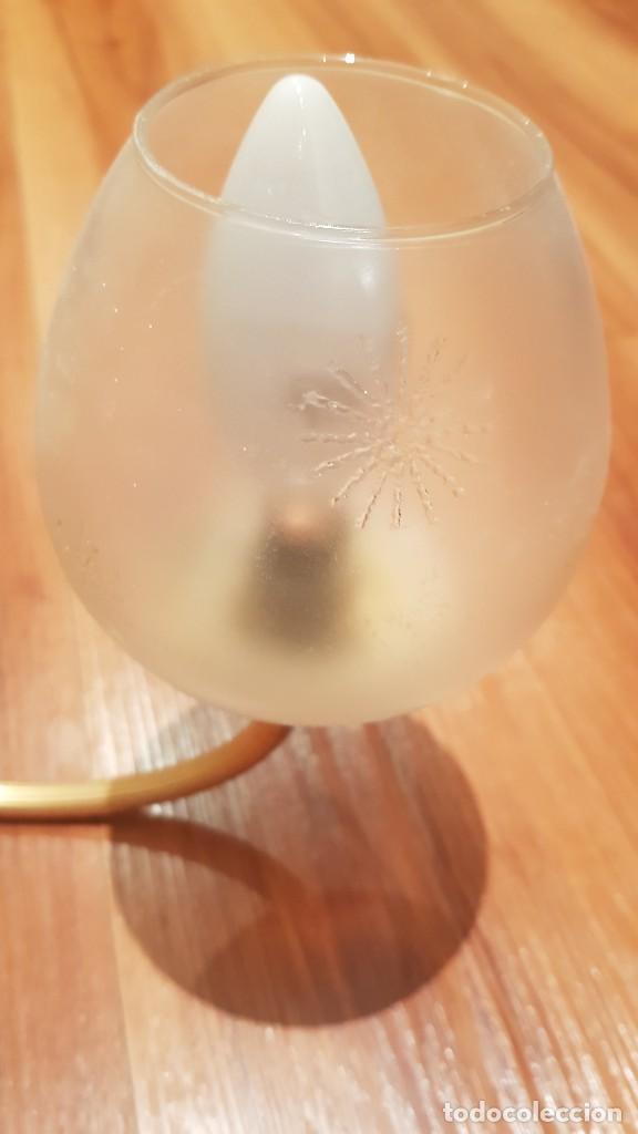Vintage: L&aacute;mpara de techo dorada, cinco brazos - Foto 10