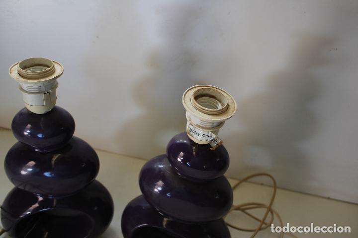 Vintage: pareja de lamparas de ceramica - Foto 10