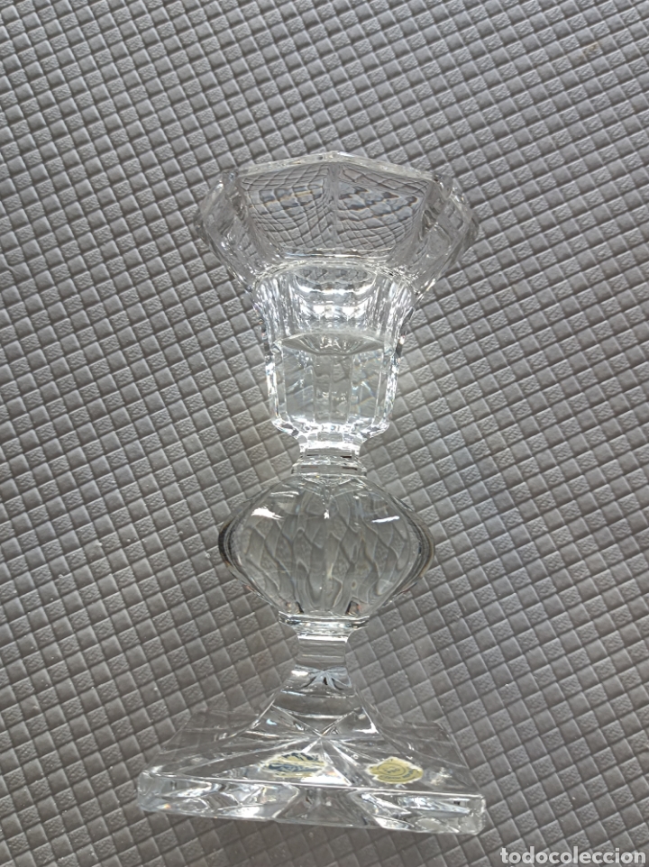 Vintage: Candelabro de cristal de bohemia - Foto 2