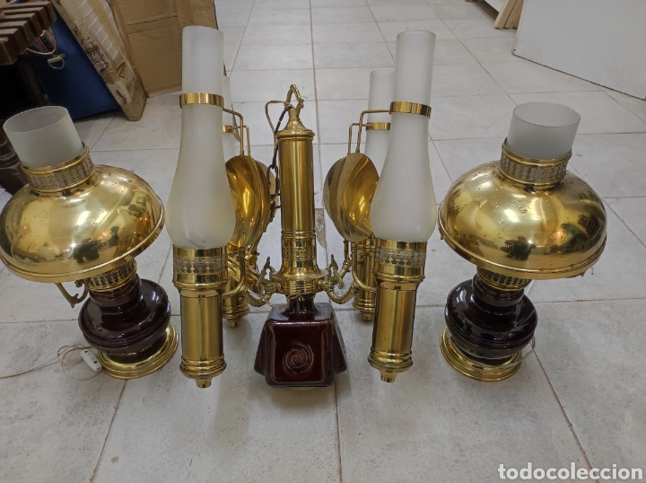 Vintage: Conjunto de l&aacute;mparas - Foto 3