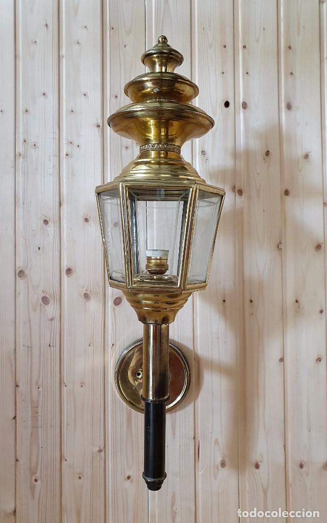 Vintage: FAROL DE CARRUAJE O PARED - Foto 1