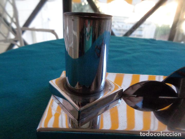Vintage: L&Aacute;MPARA DE SOBREMESA ART-DEC&Oacute; - Foto 9