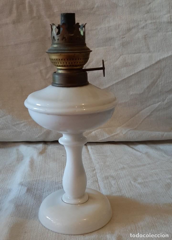 Vintage: Candil de cer&aacute;mica y bronce - Foto 1