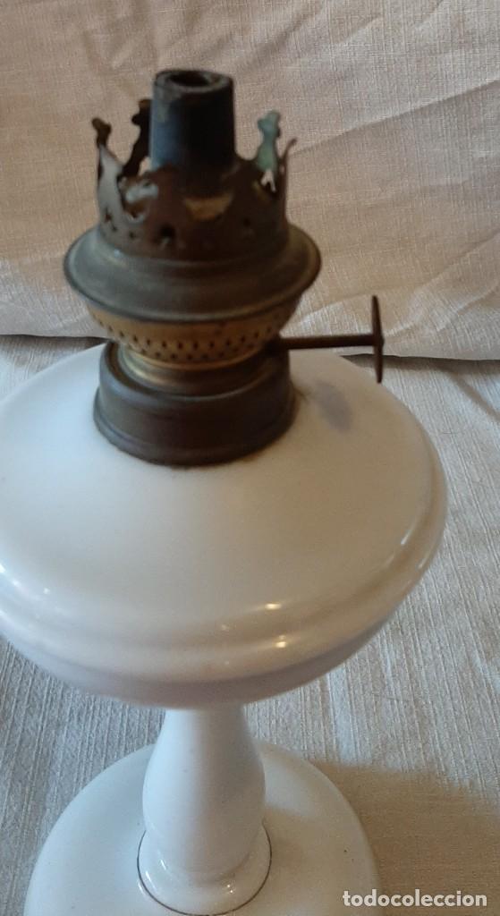 Vintage: Candil de cer&aacute;mica y bronce - Foto 2