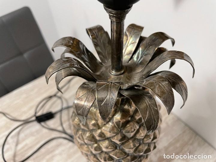 Vintage: LAMPARA PI&Ntilde;A PLATEADA METAL - Foto 9