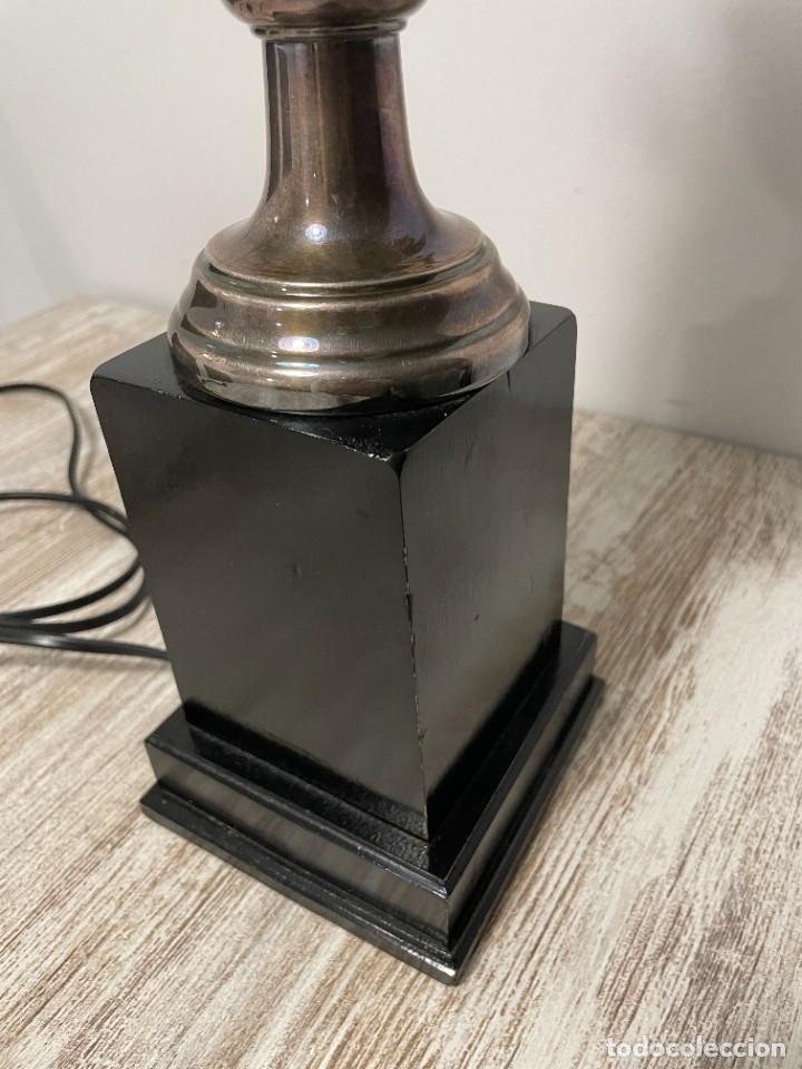 Vintage: LAMPARA PI&Ntilde;A PLATEADA METAL - Foto 13