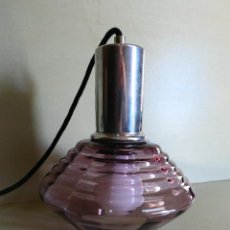Vintage: LAMPARA, TULIPA, GLOBO CRISTAL, LUZ VINTAGE