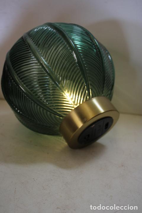 Vintage: farol de cristal con luz de bateria - Foto 4