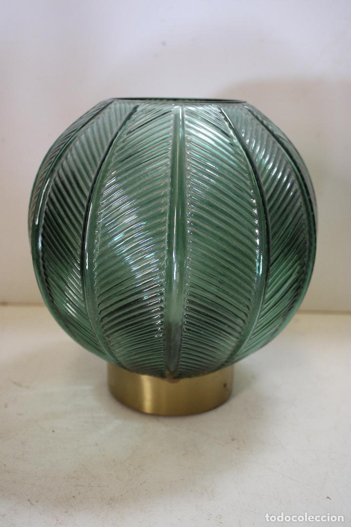 Vintage: farol de cristal con luz de bateria - Foto 1