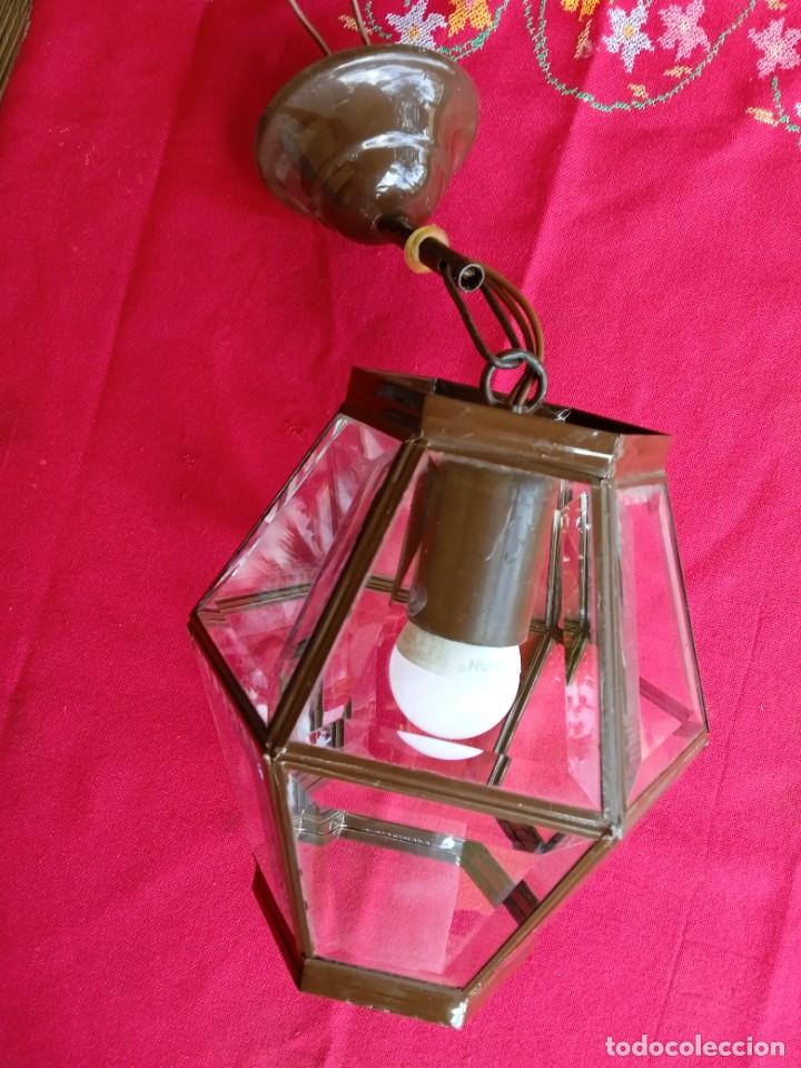 Vintage: L&aacute;mpara farol de techo - Foto 2