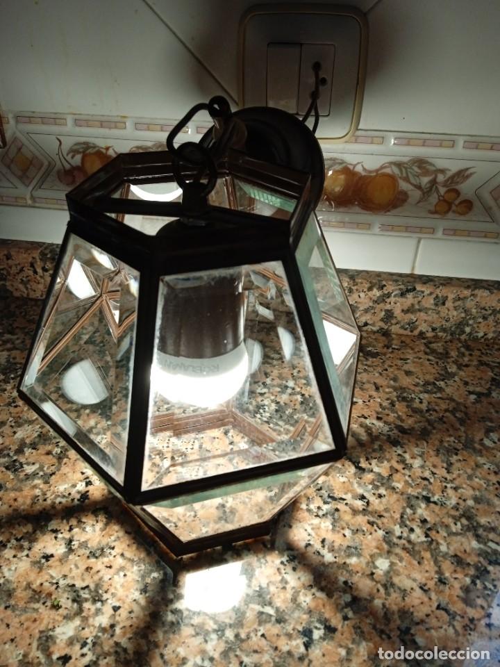 Vintage: L&aacute;mpara farol de techo - Foto 4