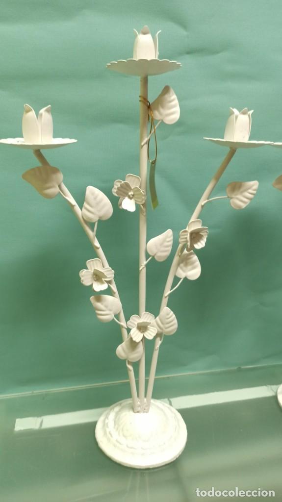 Vintage: CANDELABROS SOBREMESA EN FORJA DE COLONY - Foto 3