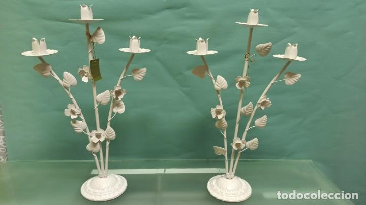 Vintage: CANDELABROS SOBREMESA EN FORJA DE COLONY - Foto 6