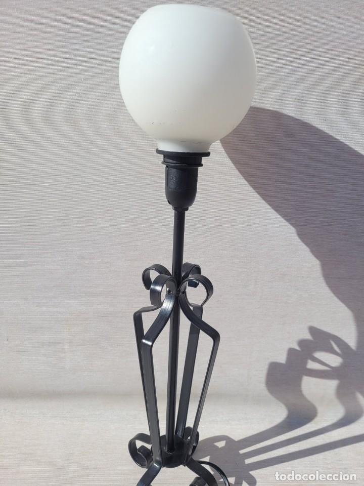 Vintage: L&aacute;mpara de mesa de metal, a&ntilde;os 80 - Foto 2