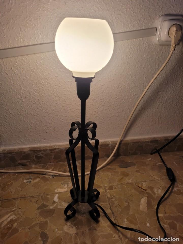 Vintage: L&aacute;mpara de mesa de metal, a&ntilde;os 80 - Foto 8