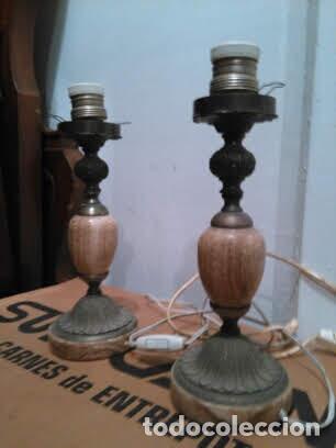 Vintage: Pareja de l&aacute;mparas de mesa - Foto 3