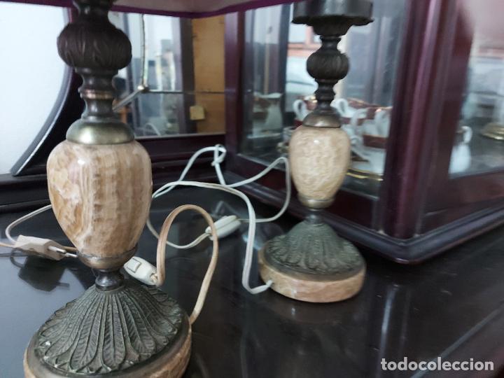 Vintage: Pareja de l&aacute;mparas de mesa - Foto 5